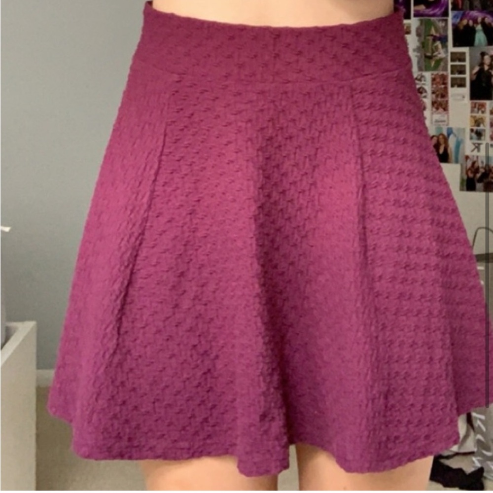 Mini Skirt Burgundy